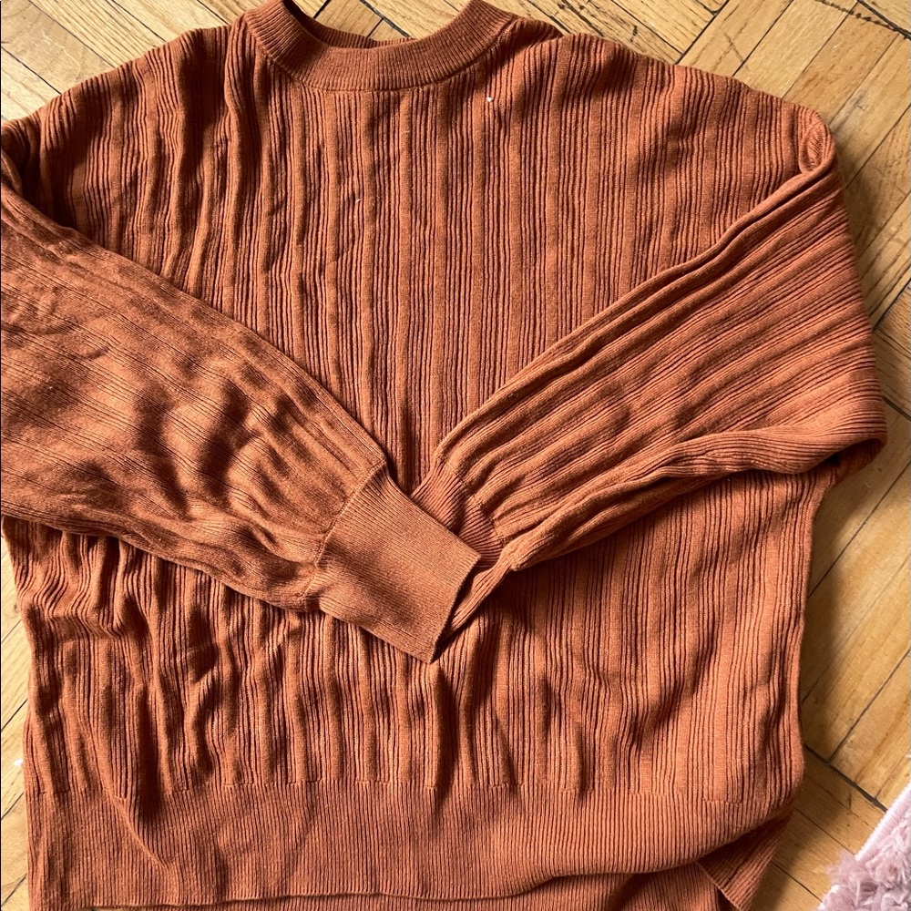 Top shop orange sweater